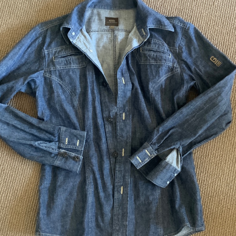 G-Star Denim Blue Button Down Shirt